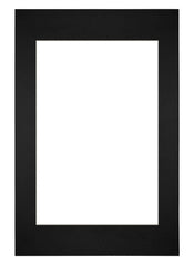 Paspartú Tamaño del Marco 40x60 cm - Tamaño de la Foto 30x45 cm - Negro