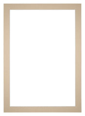 Paspartú Tamaño del Marco 21x30 cm - Tamaño de la Foto 13x18 cm - Beige