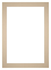 Paspartú Tamaño del Marco 32x45 cm - Tamaño de la Foto 20x30 cm - Beige