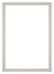 Paspartú Tamaño del Marco 21x29,7 cm A4 - Tamaño de la Foto 15x20 cm - Granito Gris