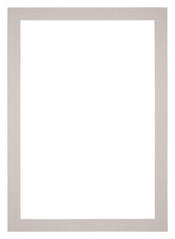 Paspartú Tamaño del Marco 25x35 cm - Tamaño de la Foto 18x24 cm - Granito Gris