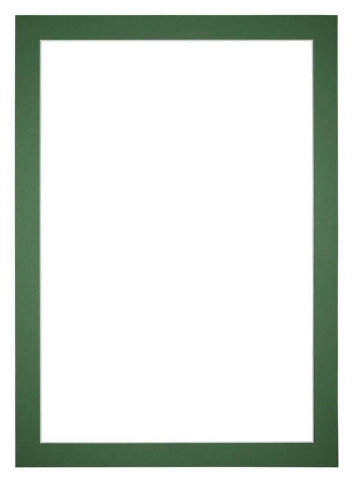 Paspartú 60x85 cm - Apertura de foto 50x75 cm - Bosque Verde - Para marcos y fotos