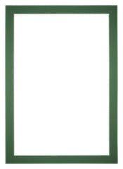 Paspartú Tamaño del Marco 25x35 cm - Tamaño de la Foto 18x24 cm - Bosque Verde