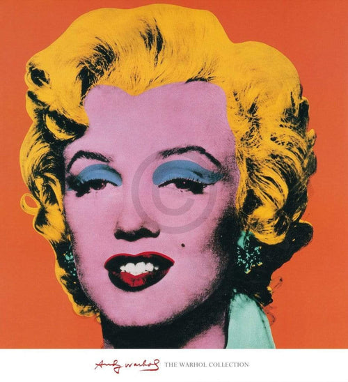 Andy Warhol  Shot Orange Marilyn Reproducción de arte 65x71cm | Yourdecoration.es