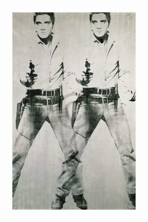 Andy Warhol  Elvis 1963 Double Reproducción de arte 60x90cm | Yourdecoration.es
