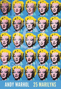 Andy Warhol  25 Colored Marilyns Reproducción de arte 45x65cm | Yourdecoration.es