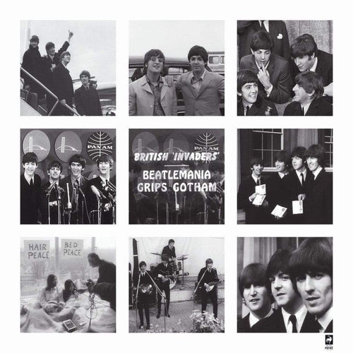 British Pathe  Beatlemania Grips Gotham Reproducción de arte 70x70cm | Yourdecoration.es