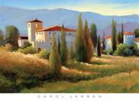 Carol Jessen  Blue Shadow in Tuscany I Reproducción de arte 91x66cm | Yourdecoration.es