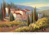 Carol Jessen  Blue Shadow in Tuscany II Reproducción de arte 91x66cm | Yourdecoration.es