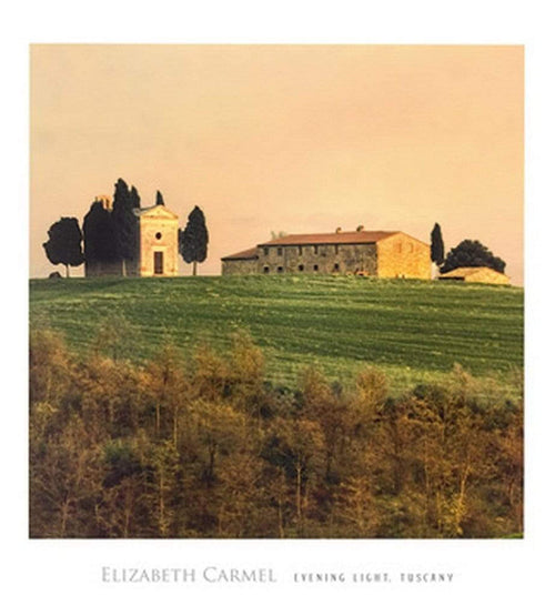 Elisabeth Carmel  Evening Light, Tuscany Reproducción de arte 45x50cm | Yourdecoration.es