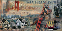 John Clarke  San Francisco Reproducción de arte 100x50cm | Yourdecoration.es