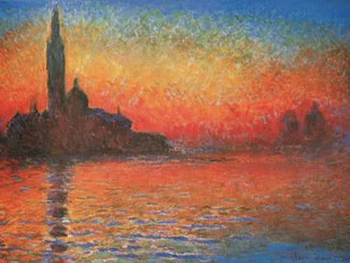 Claude Monet  Crepuscolo Reproducción de arte 80x60cm | Yourdecoration.es