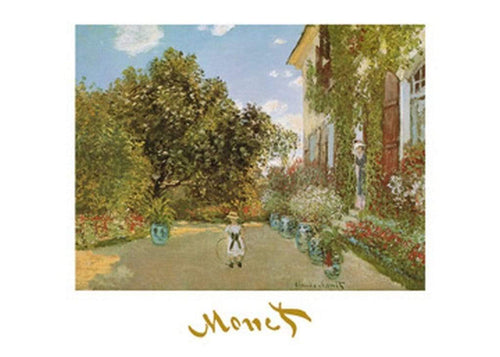 Claude Monet  La casa della artista Reproducción de arte 70x50cm | Yourdecoration.es