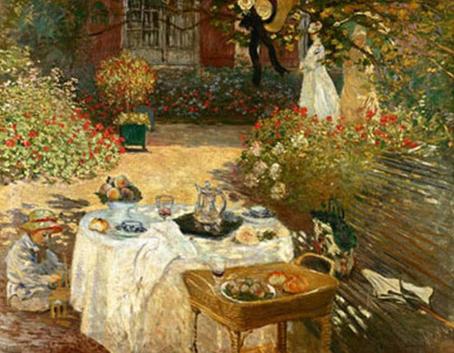 Claude Monet  Le DÃ©jeuner Reproducción de arte 90x70cm | Yourdecoration.es