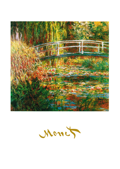 Claude Monet  The Waterlily Pond Reproducción de arte 50x70cm | Yourdecoration.es