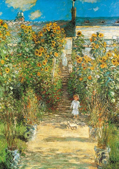 Claude Monet  Il giardino di Monet Reproducción de arte 70x100cm | Yourdecoration.es