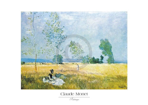 Claude Monet  Printemps Reproducción de arte 70x50cm | Yourdecoration.es