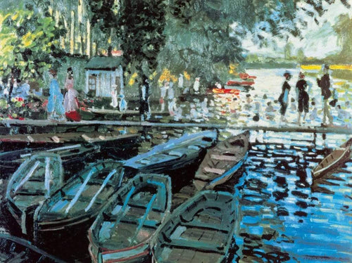 Claude Monet  Bathers at la Grenouillers Reproducción de arte 80x60cm | Yourdecoration.es