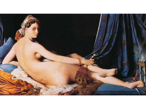 Dominique Ingres  La Grande Odalisque Reproducción de arte 80x60cm | Yourdecoration.es