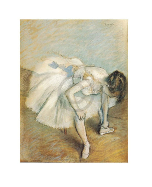 Edgar Degas  Danseuse nouant son brodequin Reproducción de arte 24x30cm | Yourdecoration.es