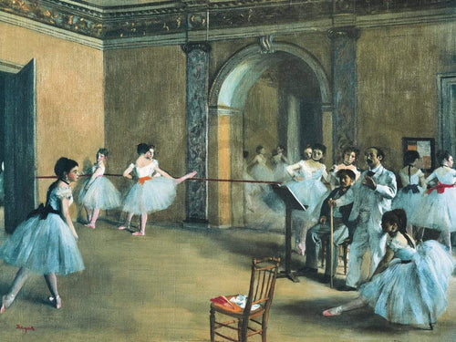 Edgar Degas  The Dance Foyer at the Opera Reproducción de arte 80x60cm | Yourdecoration.es