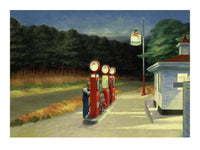 PGM Edward Hopper Gas Reproducción de arte 40x30cm | Yourdecoration.es