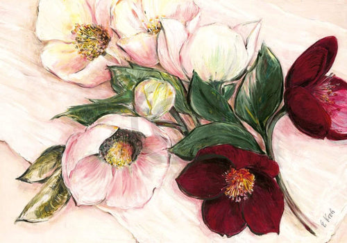 Elisabeth Krobs  Elegant Anemones Reproducción de arte 100x70cm | Yourdecoration.es