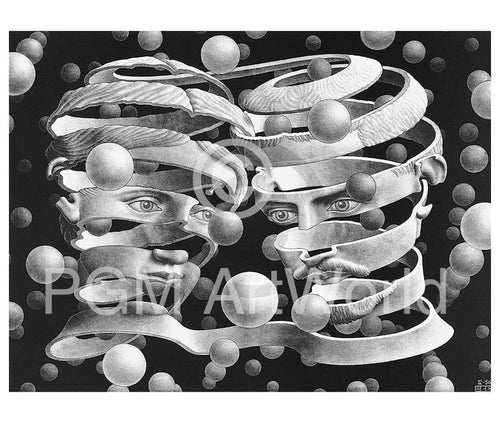 M. C. Escher  Band ohne Ende Reproducción de arte 65x55cm | Yourdecoration.es