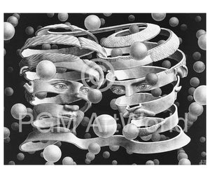 M. C. Escher  Band ohne Ende Reproducción de arte 65x55cm | Yourdecoration.es