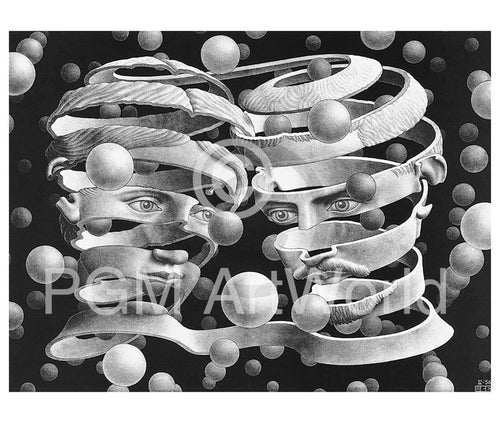 M. C. Escher  Band ohne Ende Reproducción de arte 65x55cm | Yourdecoration.es