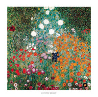 Gustav Klimt  Giardino fiorito Reproducción de arte 70x70cm | Yourdecoration.es