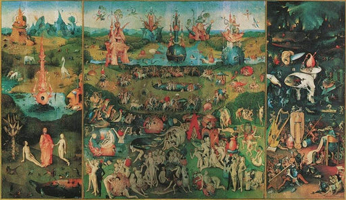 Hieronymus Bosch  Garden of earthly Delight Reproducción de arte 116x67cm | Yourdecoration.es