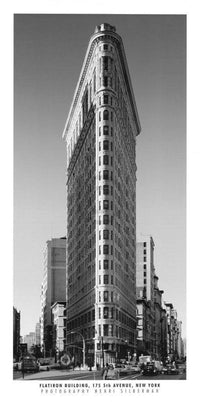 Henri Silberman  Flatiron Building Reproducción de arte 50x100cm | Yourdecoration.es
