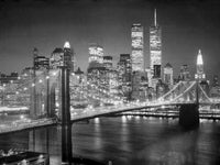 Henri Silberman  Brooklyn Bridge Reproducción de arte 80x60cm | Yourdecoration.es