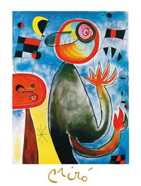 Joan Miro  Les echelles en roue Reproducción de arte 60x80cm | Yourdecoration.es