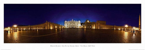 Marcin Klaban  San Pietro Square, Rome Reproducción de arte 95x33cm | Yourdecoration.es
