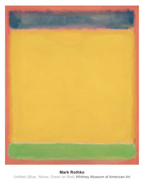 Mark Rothko  Untitled Blue, Yellow, Green, Red Reproducción de arte 71x91cm | Yourdecoration.es