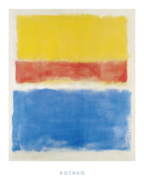 Mark Rothko  Untitled Yellow Red and Blue Reproducción de arte 60x80cm | Yourdecoration.es