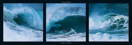 Laurent Pinsard  Waves in motion Reproducción de arte 95x33cm | Yourdecoration.es