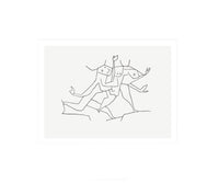 PGM Paul Klee Animaux en Fuite Reproducción de arte 60x50cm | Yourdecoration.es
