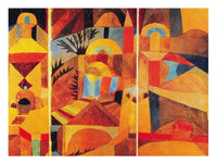 Paul Klee  Il giardino del tempio Reproducción de arte 80x60cm | Yourdecoration.es