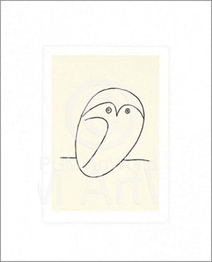 Pablo Picasso  Le Hibou Reproducción de arte 50x60cm | Yourdecoration.es