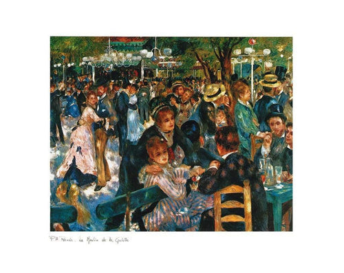 Auguste Renoir  Le Moulin de la Galette Reproducción de arte 70x50cm | Yourdecoration.es