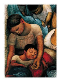 Diego Rivera  La Noche de Los Pobres Reproducción de arte 60x80cm | Yourdecoration.es