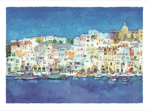 Ralf Westphal  Corricella, Insel Procida Reproducción de arte 40x30cm | Yourdecoration.es