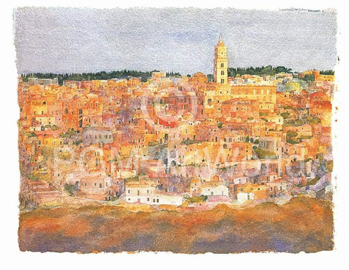 Ralf Westphal  Matera Sassi / Basilicata Reproducción de arte 100x70cm | Yourdecoration.es