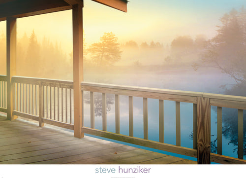 Steve Hunziker  Lodge Deck Reproducción de arte 91x66cm | Yourdecoration.es