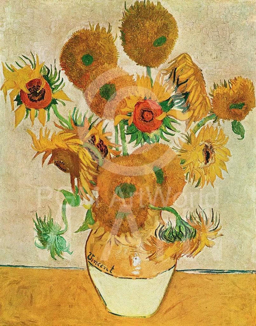 Vincent Van Gogh  Sunflowers Reproducción de arte 50x70cm | Yourdecoration.es