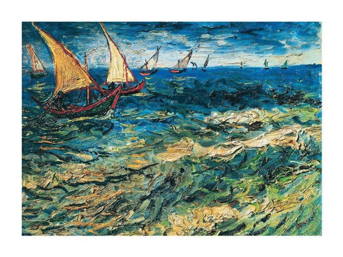 Vincent Van Gogh  Seascape at Saintes Maries Reproducción de arte 80x60cm | Yourdecoration.es
