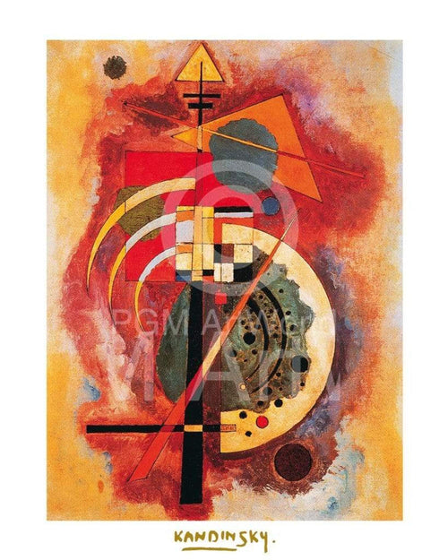 Wassily Kandinsky  Hommage a Grohmann Reproducción de arte 40x50cm | Yourdecoration.es